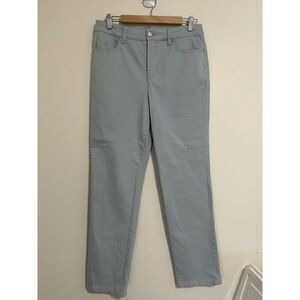 Gloria Vanderbilt Size 10 Short Amanda 2.0 Jeans Slim Leg Light Blue Stretch